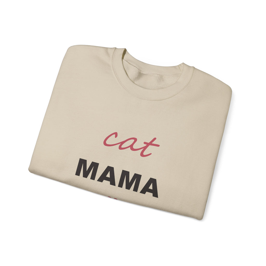 Cat Mama Sweatshirt - Cute Cat Mom Crewneck