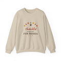 Thankful for My Fur Babies Sweatshirt - Thanksgiving Pet Lover Crewneck