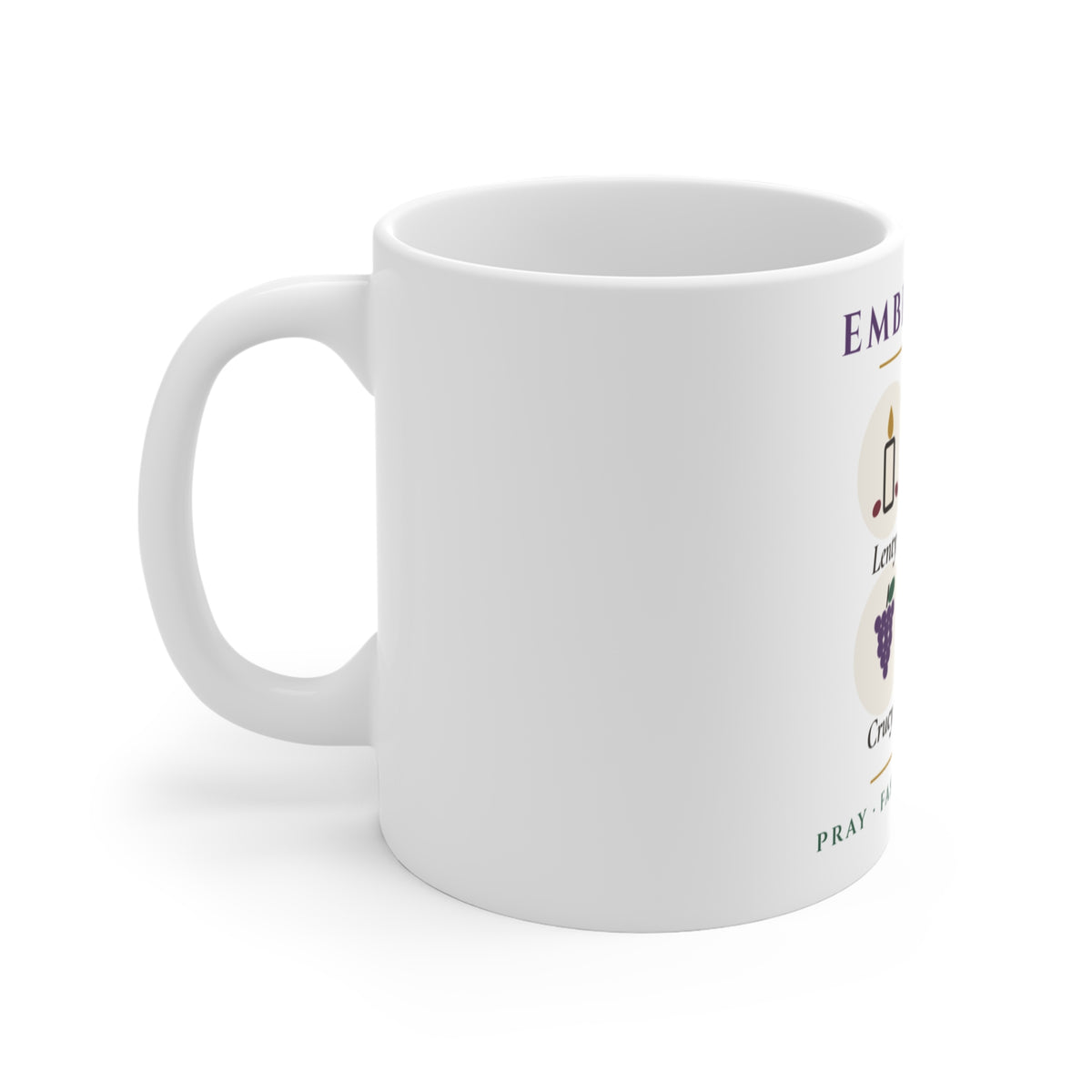 Ember Days: Lenty, Penty, Crucy, Lucy Mug - Catholic Coffee Mug