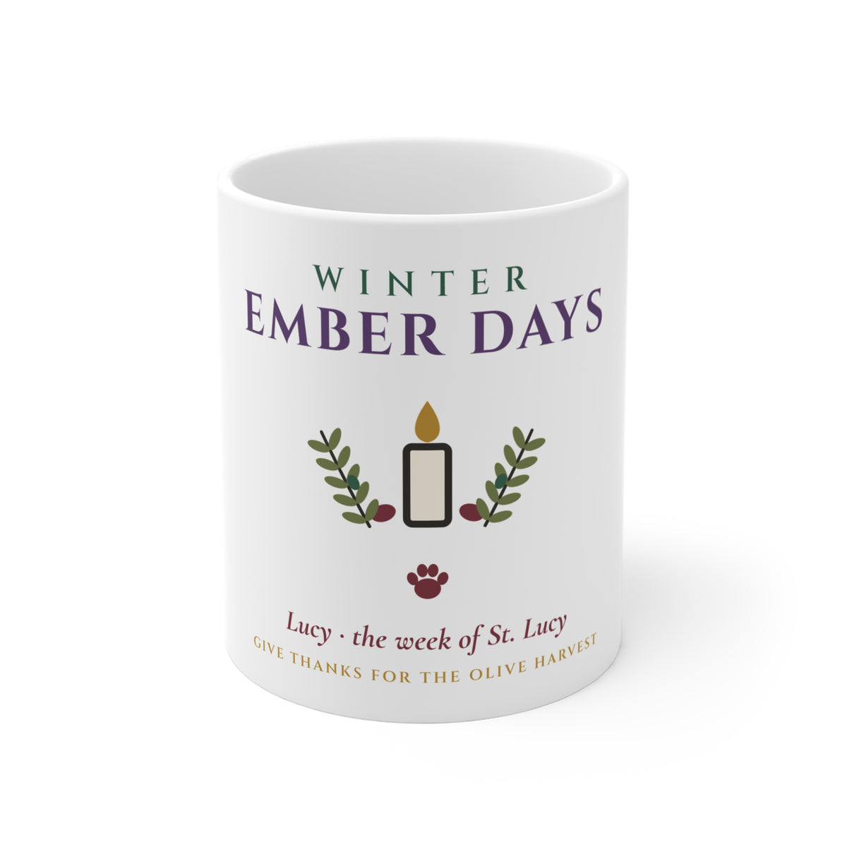 Winter Ember Days Mug - Catholic Coffee Mug