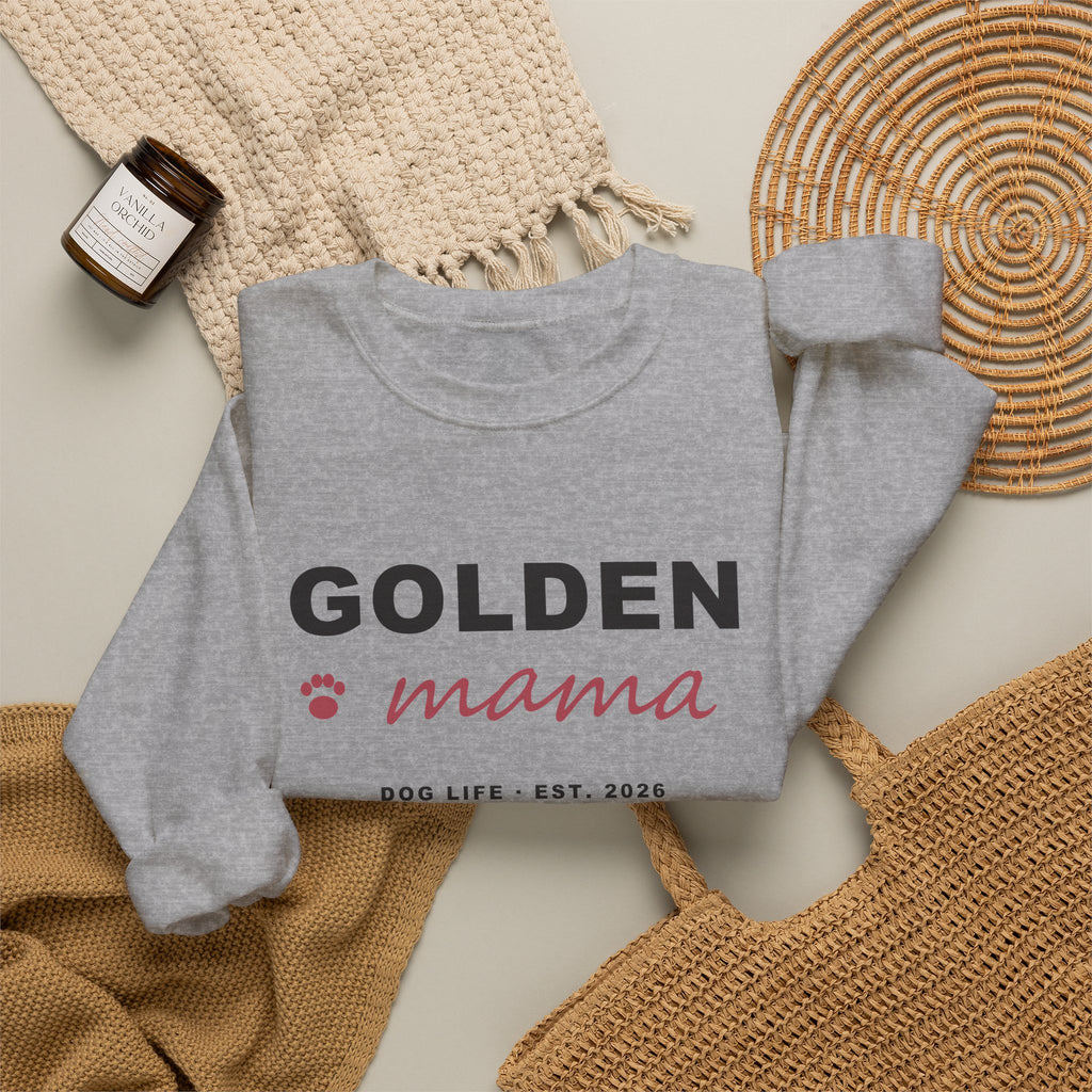 Golden Mama Sweatshirt - Golden Retriever Mom Crewneck