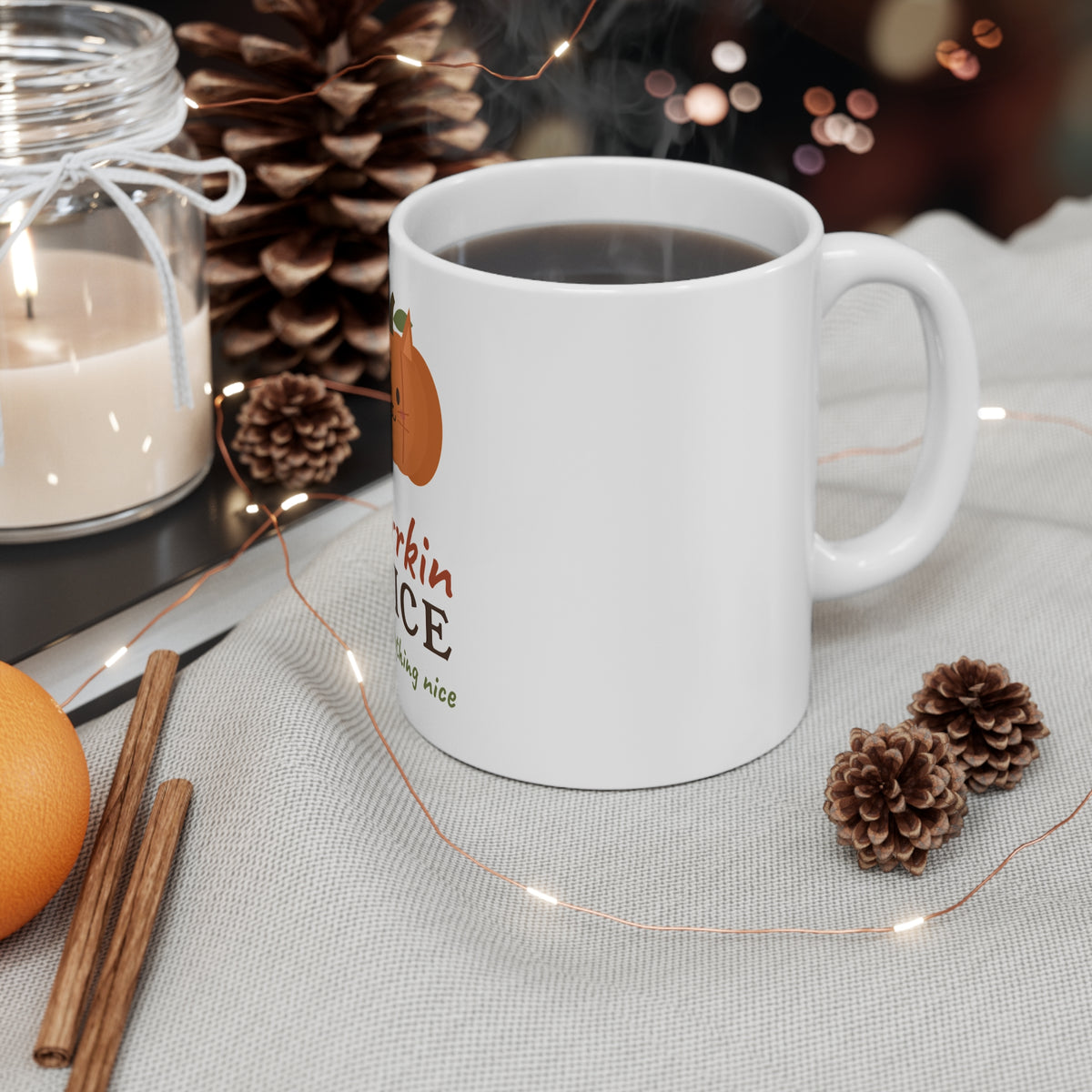 Purrkin Spice Mug - Cat Lover Fall Coffee Mug