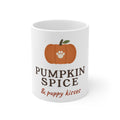 Pumpkin Spice & Puppy Kisses Mug - Dog Mom Fall Coffee Mug