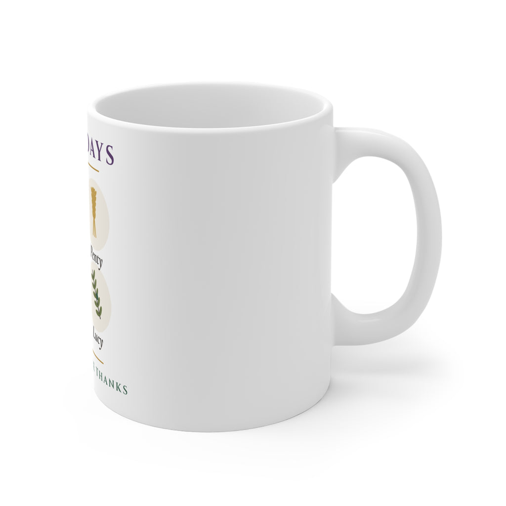 Ember Days: Lenty, Penty, Crucy, Lucy Mug - Catholic Coffee Mug