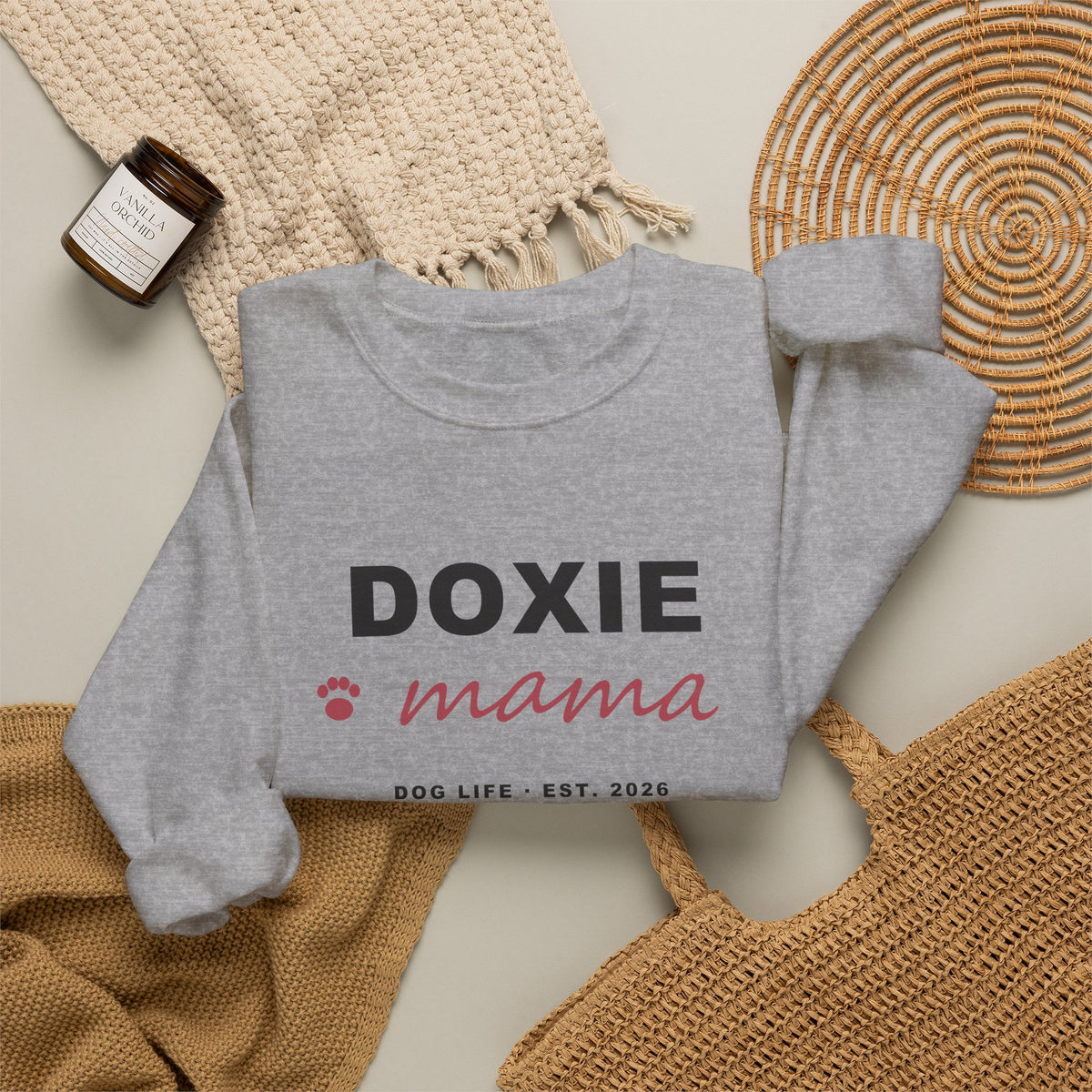 Doxie Mama Sweatshirt - Dachshund Mom Crewneck