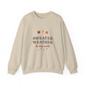Sweater Weather & Dog Walks Sweatshirt - Fall Dog Lover Crewneck