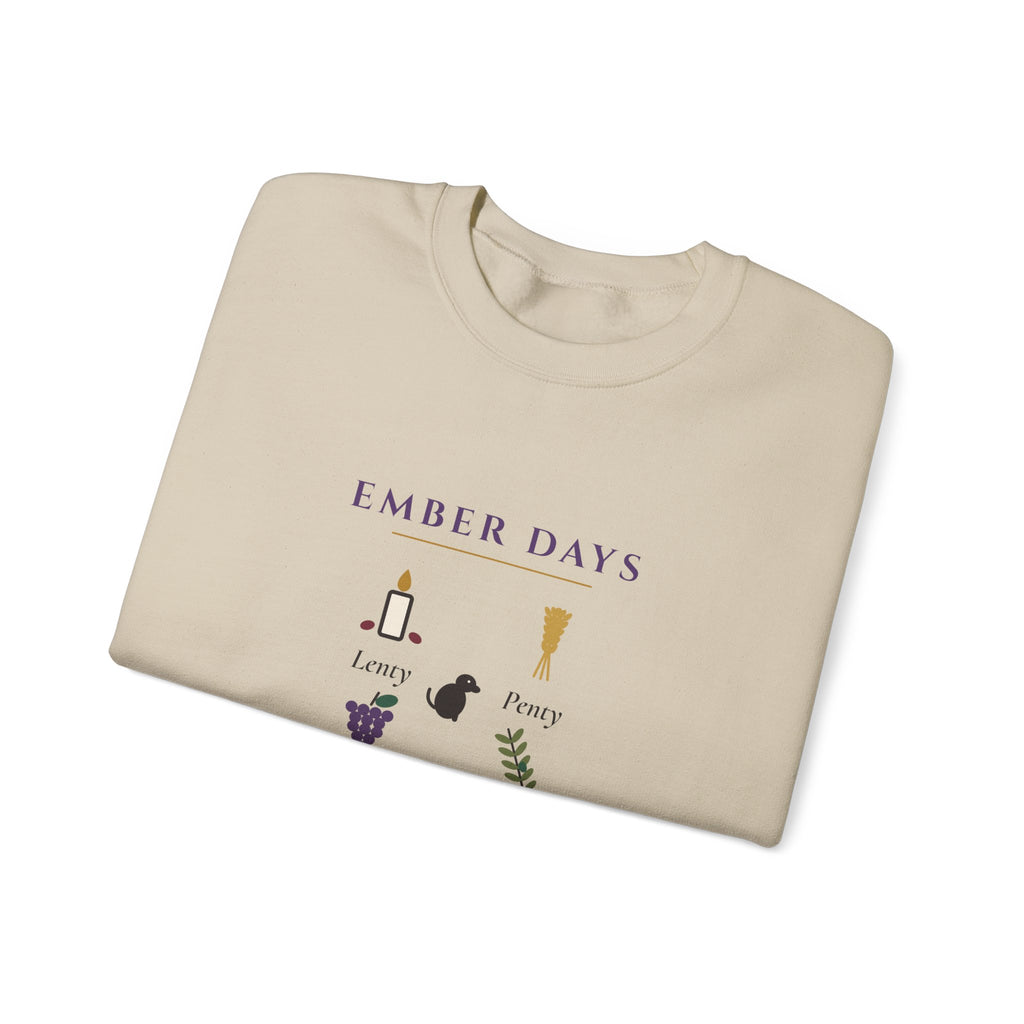 Ember Days: Lenty, Penty, Crucy, Lucy Sweatshirt - Catholic Crewneck