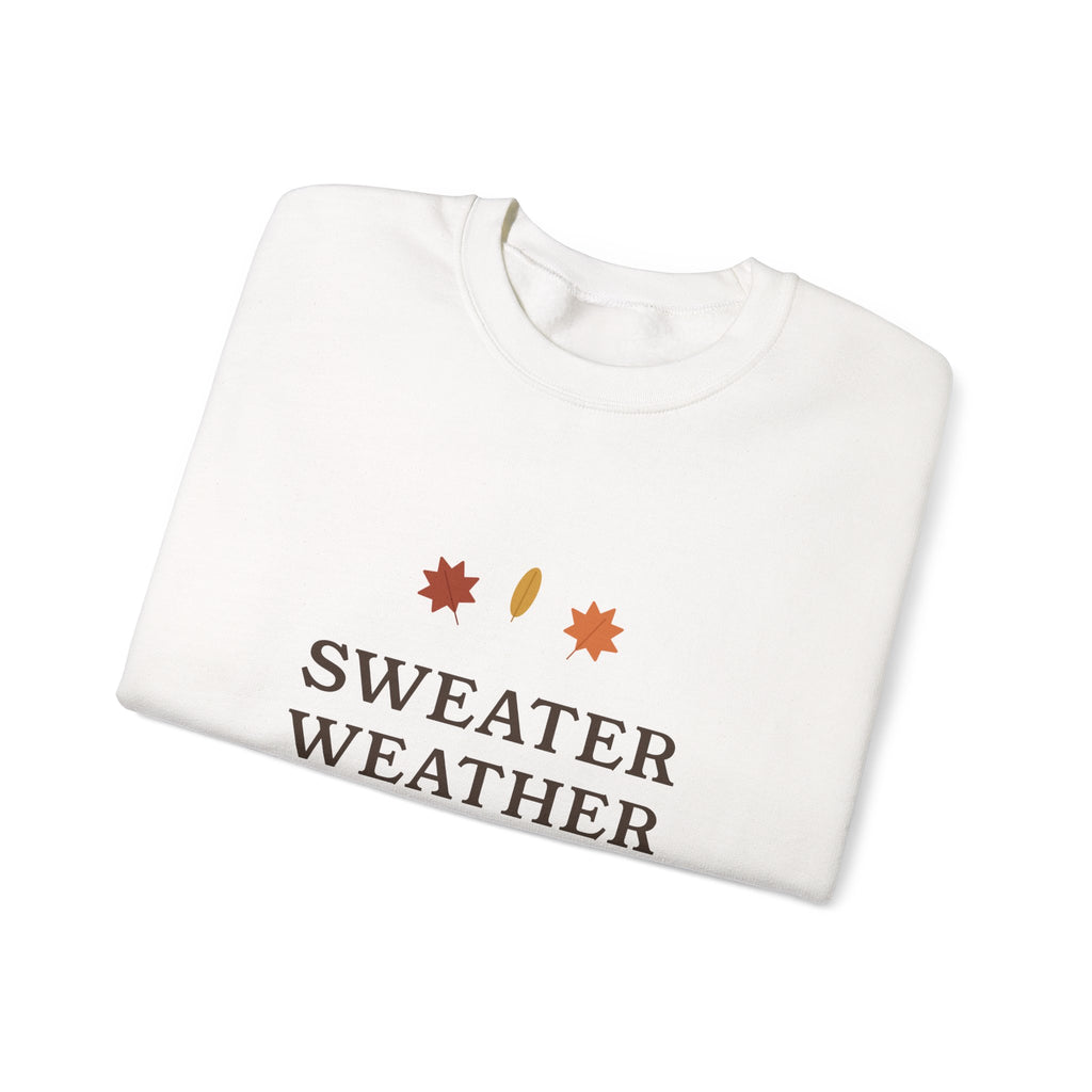 Sweater Weather & Dog Walks Sweatshirt - Fall Dog Lover Crewneck