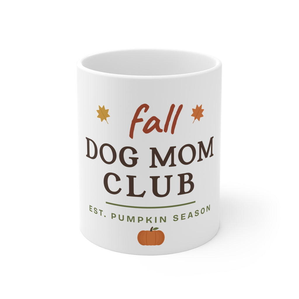 Fall Dog Mom Club Mug - Autumn Dog Mom Coffee Mug