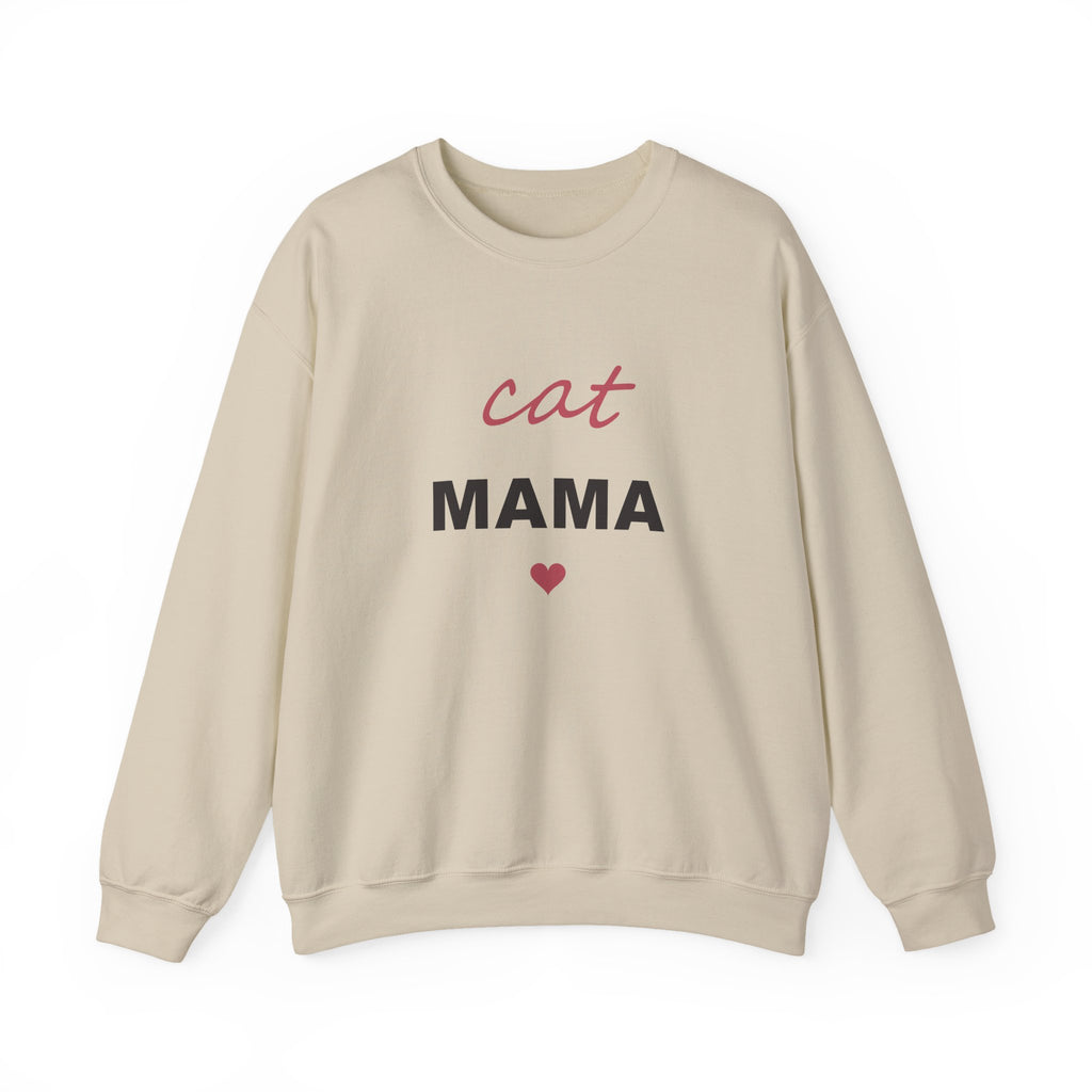 Cat Mama Sweatshirt - Cute Cat Mom Crewneck