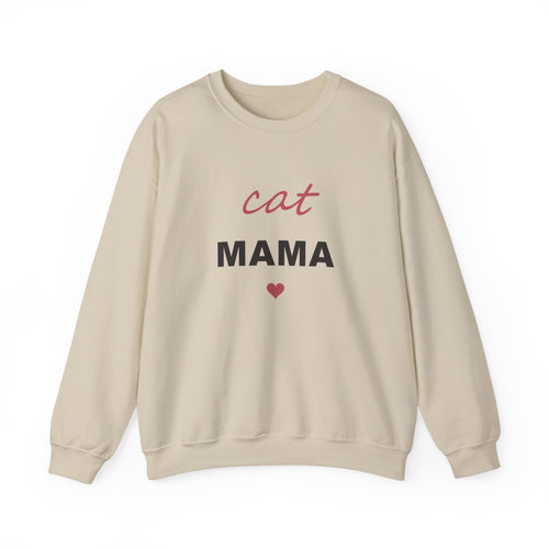 Cat Mama Sweatshirt - Cute Cat Mom Crewneck