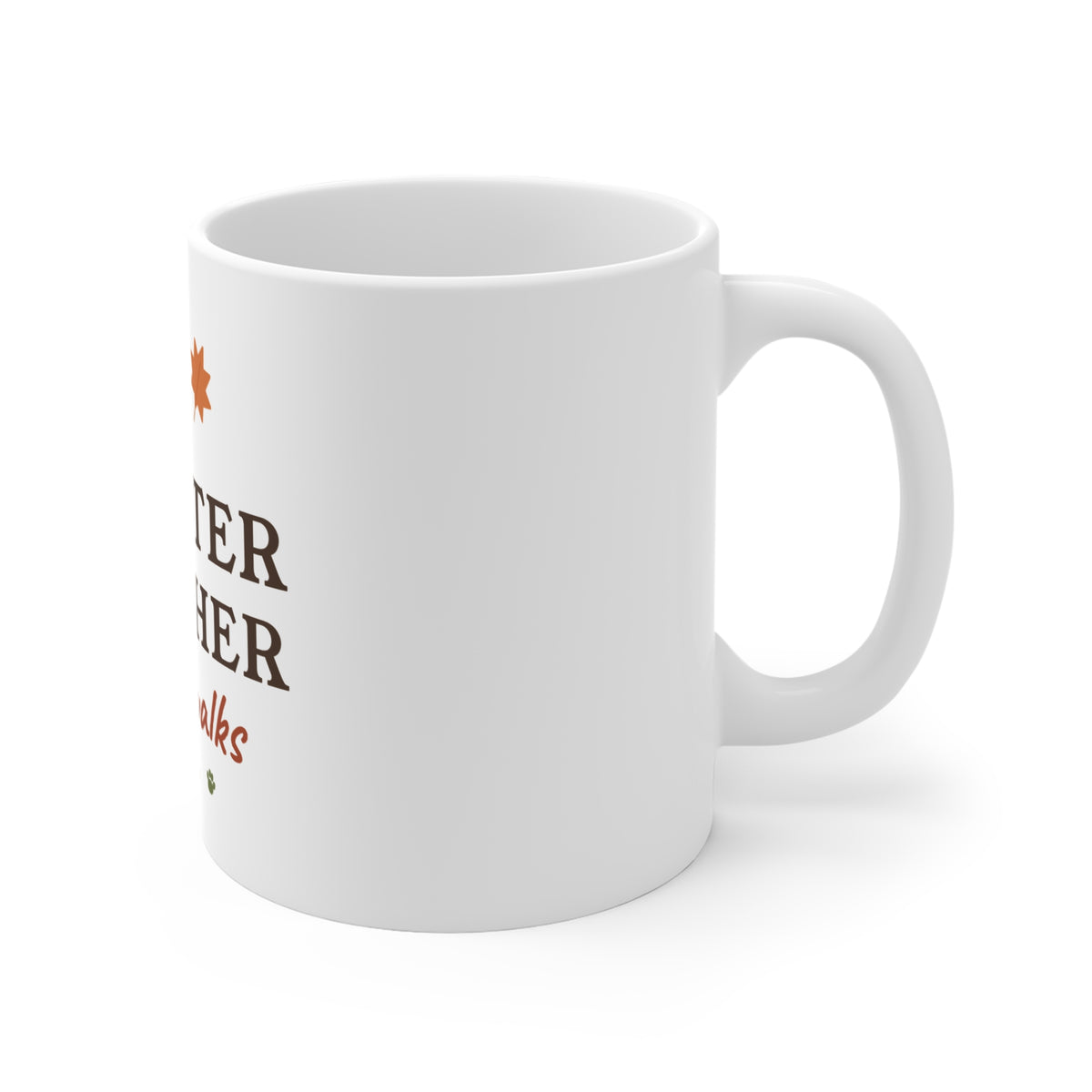 Sweater Weather & Dog Walks Mug - Fall Dog Lover Coffee Mug