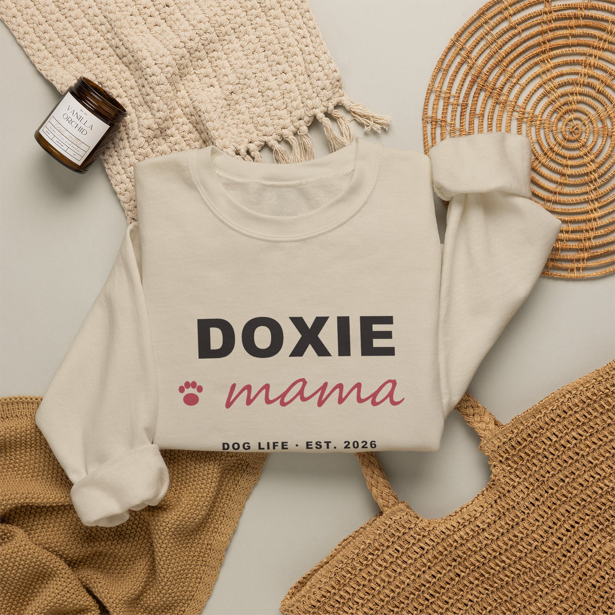 Doxie Mama Sweatshirt - Dachshund Mom Crewneck