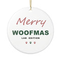 Labrador Christmas Ornament - Merry Woofmas Lab Ornament