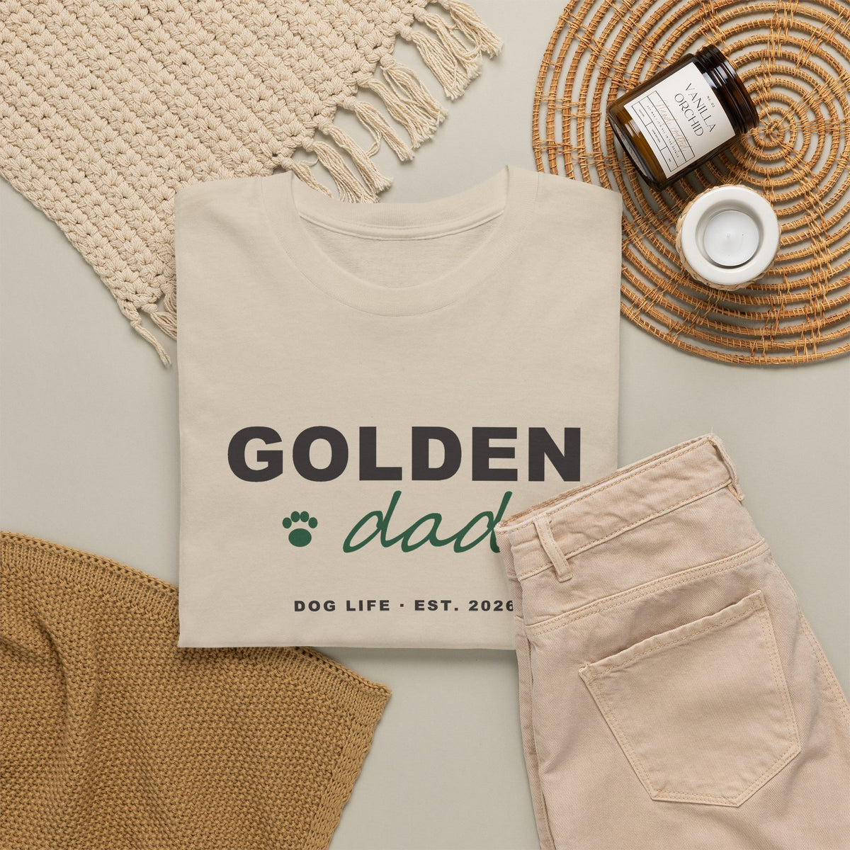 Golden Dad Shirt - Golden Retriever Dad T-Shirt