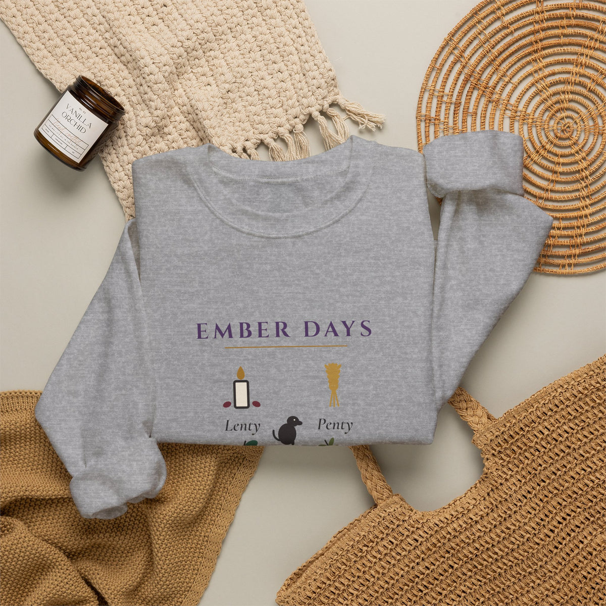 Ember Days: Lenty, Penty, Crucy, Lucy Sweatshirt - Catholic Crewneck