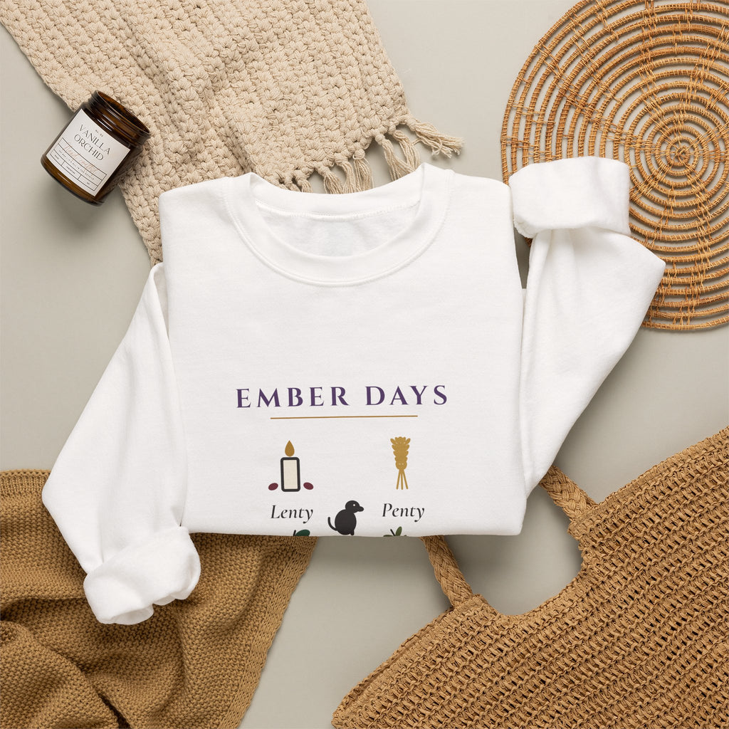 Ember Days: Lenty, Penty, Crucy, Lucy Sweatshirt - Catholic Crewneck