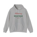 Merry Woofmas Dog Mom Club Hoodie - Christmas Dog Mom Hoodie