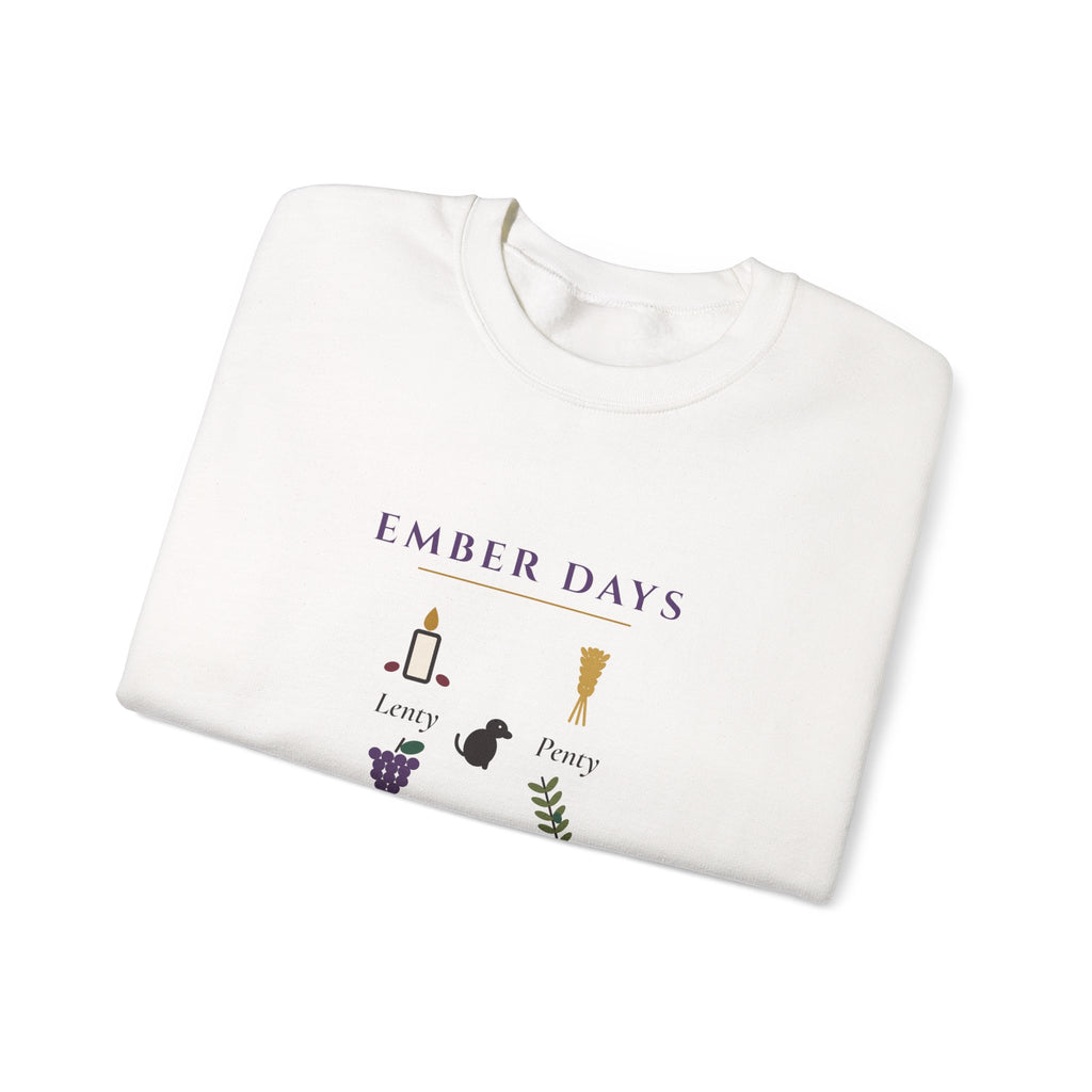 Ember Days: Lenty, Penty, Crucy, Lucy Sweatshirt - Catholic Crewneck