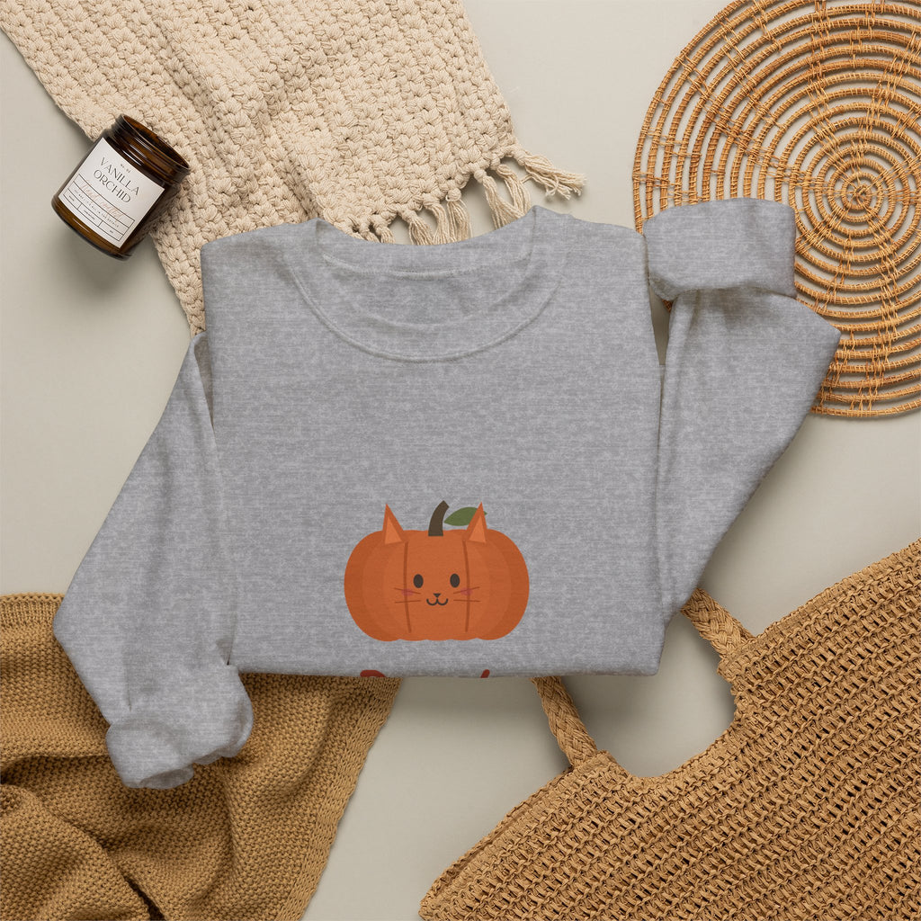 Purrkin Spice Sweatshirt - Cat Lover Fall Crewneck